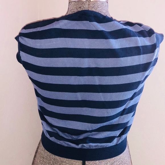 Moschino Blue Crop Top - Picture 2 of 8